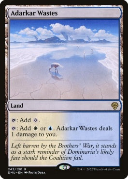 naokuroshop MTG [DMU][243][土地][R][EN][アダーカー荒原/Adarkar Wastes] NM