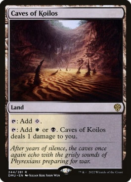 naokuroshop MTG [DMU][244][土地][R][EN][コイロスの洞窟/Caves of Koilos]（foil） NM