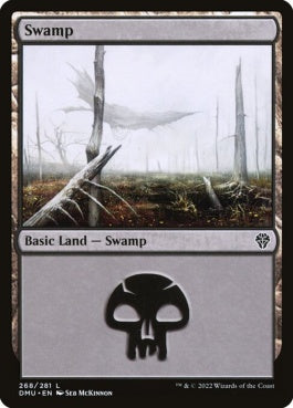 naokuroshop MTG [DMU][268][土地][C][EN][沼/Swamp] NM