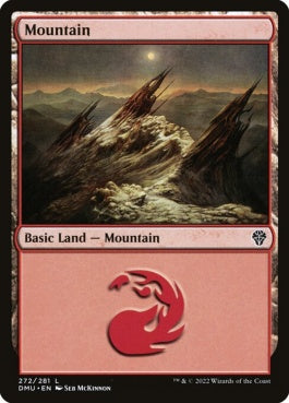 naokuroshop MTG [DMU][272][土地][C][EN][山/Mountain] NM