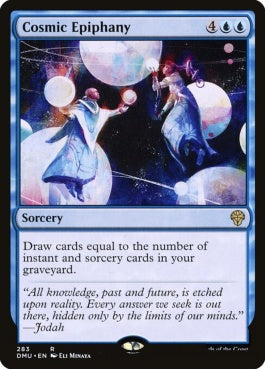 naokuroshop MTG [DMU][283][青][R][EN][星界の天啓/Cosmic Epiphany]（foil） NM