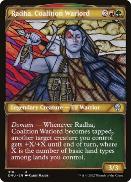 naokuroshop MTG [DMU][310][多][U][EN][連合の大将軍、ラーダ/Radha, Coalition Warlord]（foil） NM