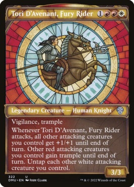 naokuroshop MTG [DMU][322][多][U][EN][憤怒の乗り手、アヴナントのトーリ/Tori D'Avenant, Fury Rider]（foil） NM