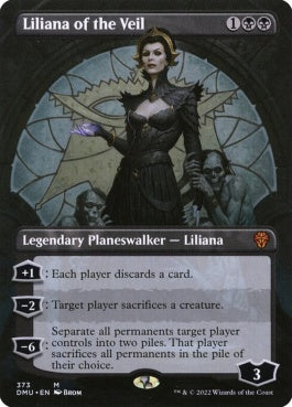 naokuroshop MTG [DMU][373][黒][M][EN][ヴェールのリリアナ/Liliana of the Veil]（foil） NM