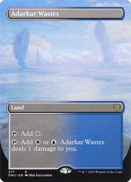 naokuroshop MTG [DMU][377][土地][R][EN][アダーカー荒原/Adarkar Wastes] NM