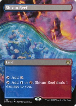 naokuroshop MTG [DMU][380][土地][R][EN][シヴの浅瀬/Shivan Reef]（foil） NM