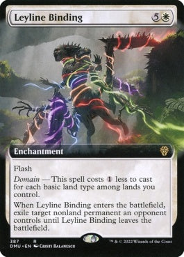 naokuroshop MTG [DMU][387][白][R][EN][力線の束縛/Leyline Binding]（foil） NM