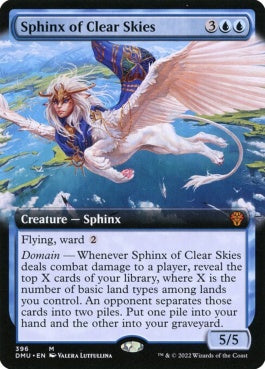 naokuroshop MTG [DMU][396][青][M][EN][晴天のスフィンクス/Sphinx of Clear Skies]（foil） NM