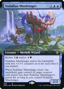 naokuroshop MTG [DMU][399][青][R][EN][ヴォーデイリアの精神詠い/Vodalian Mindsinger]（foil） NM