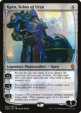 naokuroshop MTG [DOM][001][無][M][EN][ウルザの後継、カーン/Karn, Scion of Urza] NM