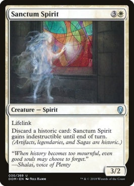 naokuroshop MTG [DOM][030][白][U][EN][聖域の霊/Sanctum Spirit] NM