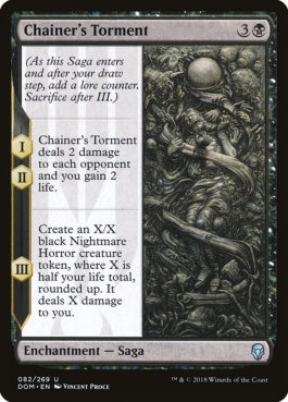 naokuroshop MTG [DOM][082][黒][U][EN][チェイナーの苦悩/Chainer's Torment] NM