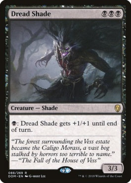 naokuroshop MTG [DOM][088][黒][R][EN][戦慄の影/Dread Shade] NM