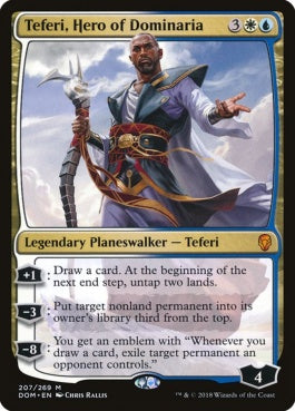 naokuroshop MTG [DOM][207][多][M][EN][ドミナリアの英雄、テフェリー/Teferi, Hero of Dominaria] NM