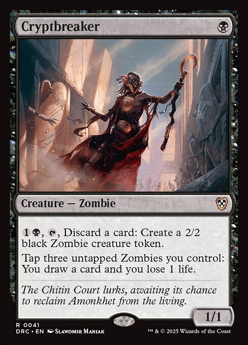 naokuroshop MTG [DRC][0041][黒][R][EN][墓所破り/Cryptbreaker] NM