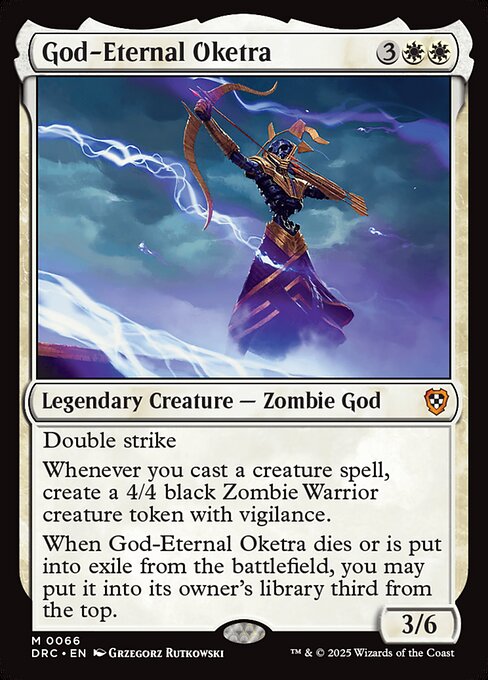 naokuroshop MTG [DRC][0066][白][M][EN][永遠神オケチラ/God-Eternal Oketra] NM