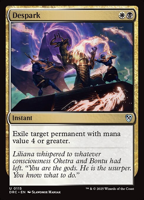 naokuroshop MTG [DRC][0115][多][U][EN][灯の燼滅/Despark] NM