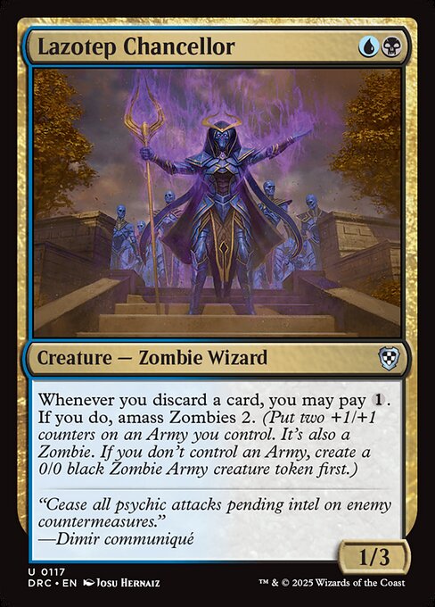 naokuroshop MTG [DRC][0117][多][U][EN][ラゾテプの大長/Lazotep Chancellor] NM