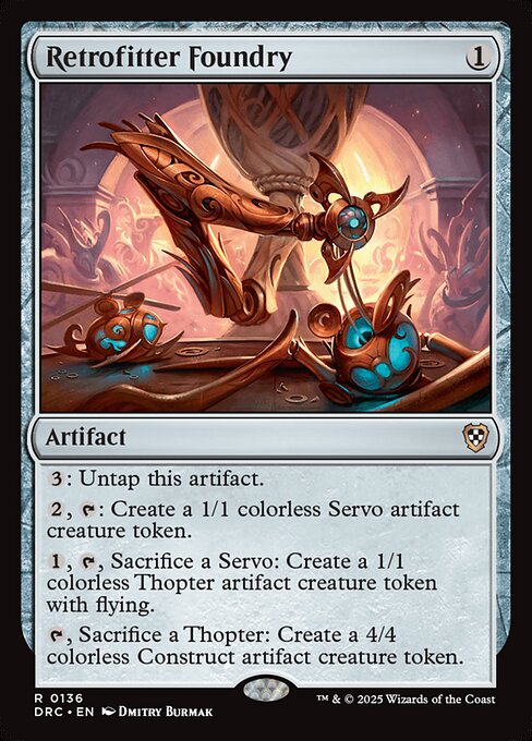 naokuroshop MTG [DRC][0136][茶][R][EN][改良式鋳造所/Retrofitter Foundry] NM