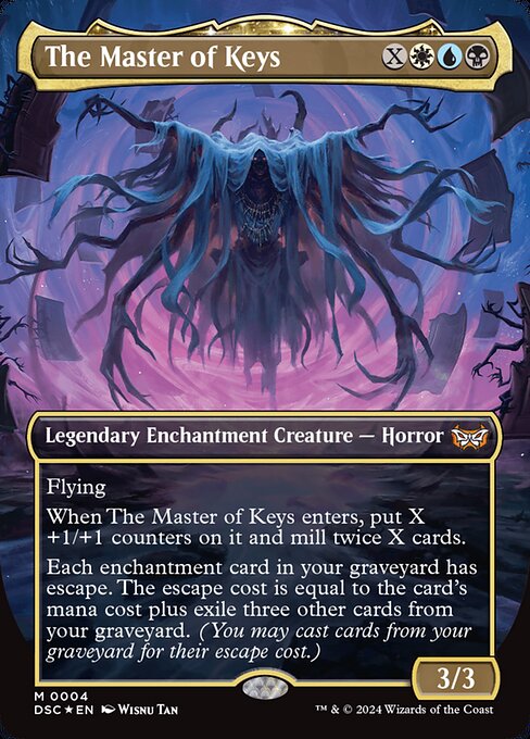 naokuroshop MTG [DSC][0004][多][M][EN][鍵の主/The Master of Keys]（foil） NM