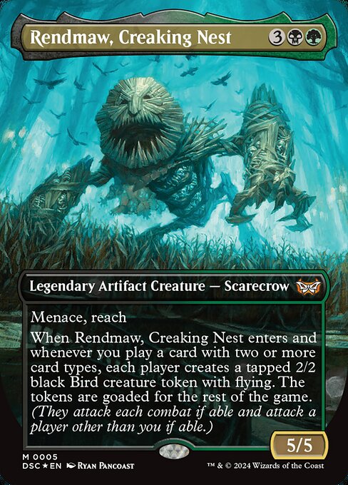 naokuroshop MTG [DSC][0005][多][M][EN][軋む巣、引き裂き口/Rendmaw, Creaking Nest]（foil） NM