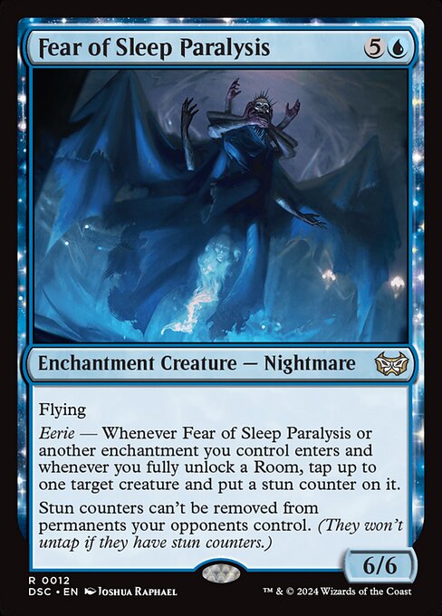 naokuroshop MTG [DSC][0012][青][R][EN][金縛りの恐怖/Fear of Sleep Paralysis] NM