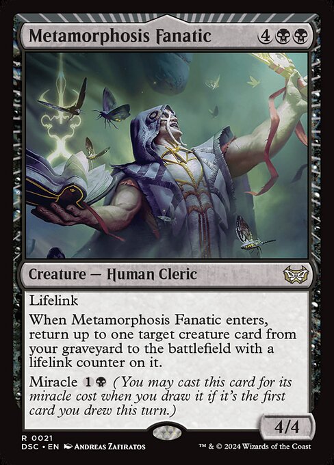 naokuroshop MTG [DSC][0021][黒][R][EN][変化の狂信者/Metamorphosis Fanatic] NM