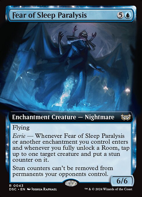 naokuroshop MTG [DSC][0043][青][R][EN][金縛りの恐怖/Fear of Sleep Paralysis] NM