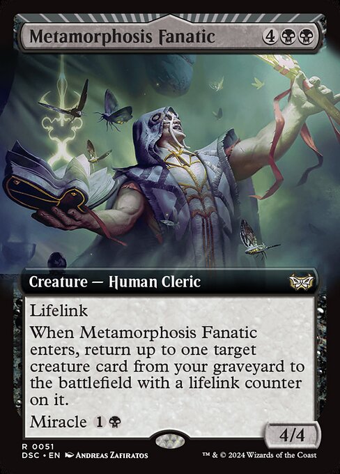 naokuroshop MTG [DSC][0051][黒][R][EN][変化の狂信者/Metamorphosis Fanatic]（foil） NM