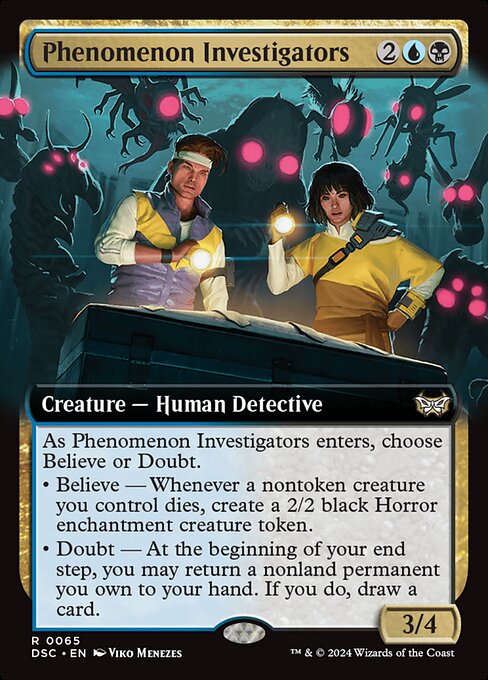 naokuroshop MTG [DSC][0065][多][R][EN][現象の調査員/Phenomenon Investigators] NM