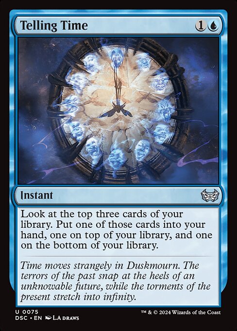 naokuroshop MTG [DSC][0075][青][U][EN][時間の把握/Telling Time] NM