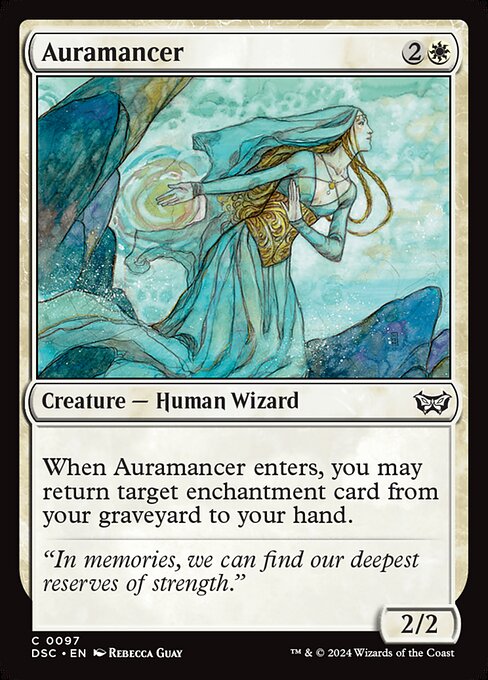 naokuroshop MTG [DSC][0097][白][C][EN][オーラ術師/Auramancer] NM