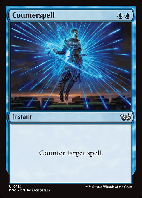 naokuroshop MTG [DSC][0114][青][C][EN][対抗呪文/Counterspell] NM