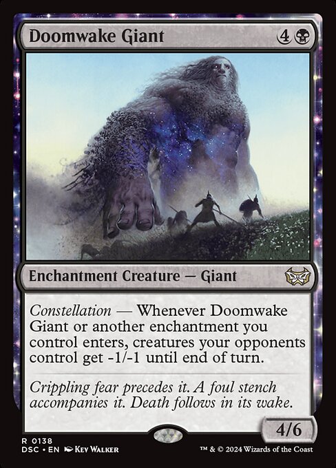 naokuroshop MTG [DSC][0138][黒][R][EN][破滅喚起の巨人/Doomwake Giant] NM