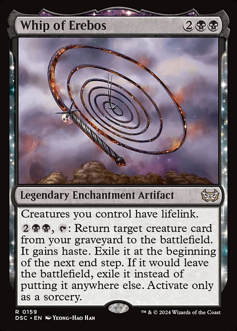 naokuroshop MTG [DSC][0159][黒][R][EN][エレボスの鞭/Whip of Erebos] NM