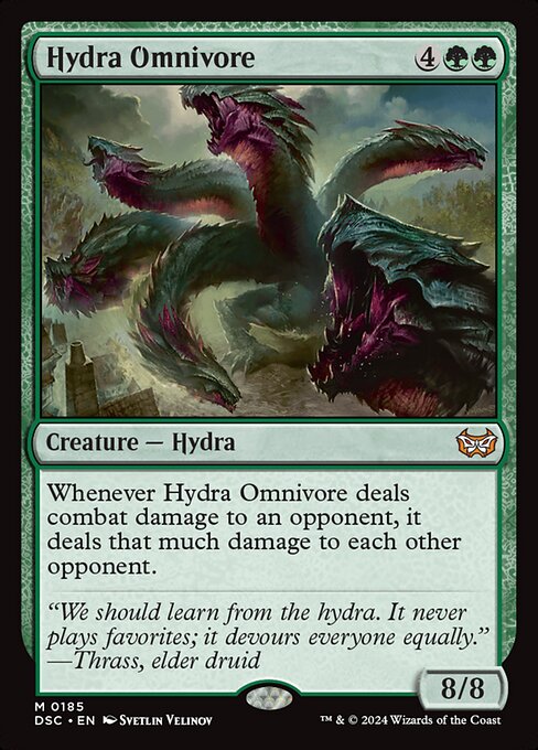 naokuroshop MTG [DSC][0185][緑][M][EN][雑食のハイドラ/Hydra Omnivore] NM