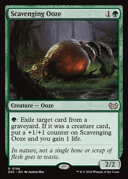 naokuroshop MTG [DSC][0196][緑][R][EN][漁る軟泥/Scavenging Ooze] NM