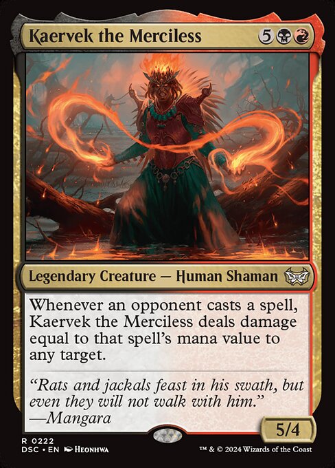 naokuroshop MTG [DSC][0222][多][R][EN][無慈悲なる者ケアヴェク/Kaervek the Merciless] NM