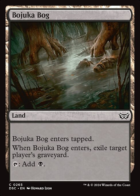 naokuroshop MTG [DSC][0265][土地][C][EN][ボジューカの沼/Bojuka Bog] NM