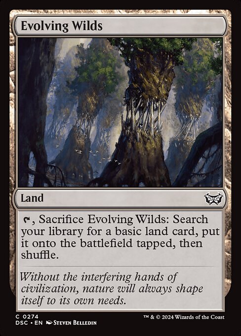 naokuroshop MTG [DSC][0274][土地][C][EN][進化する未開地/Evolving Wilds] NM