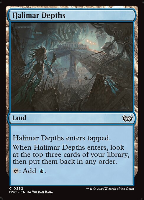 naokuroshop MTG [DSC][0282][土地][C][EN][ハリマーの深み/Halimar Depths] NM