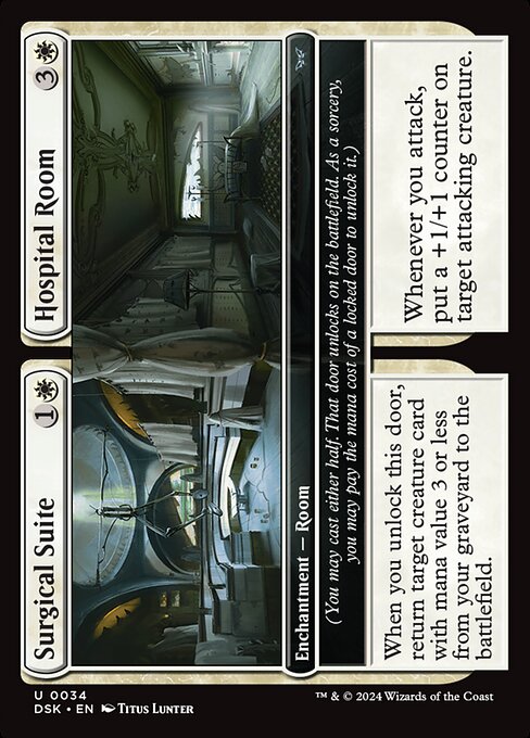 naokuroshop MTG [DSK][0034][白][U][EN][手術室+病室/Surgical Suite+Hospital Room]（foil） NM