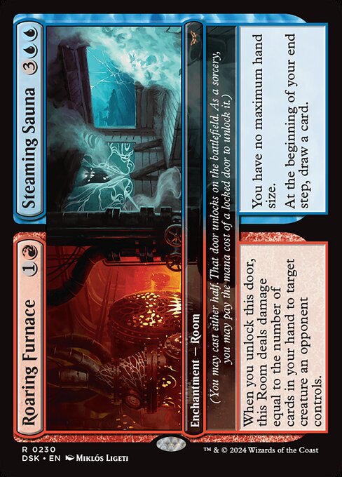 naokuroshop MTG [DSK][0230][多][R][EN][咆哮する焼炉+蒸気サウナ/Roaring Furnace+Steaming Sauna]（foil） NM