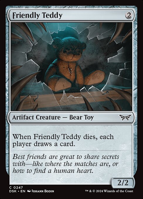 naokuroshop MTG [DSK][0247][茶][C][EN][友好的なテディベア/Friendly Teddy]（foil） NM