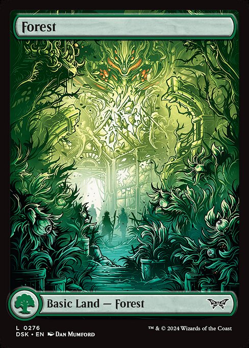 naokuroshop MTG [DSK][0276][土地][C][EN][森/Forest] NM