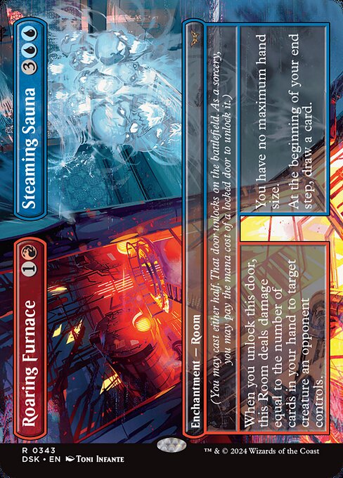 naokuroshop MTG [DSK][0343][多][R][EN][咆哮する焼炉+蒸気サウナ/Roaring Furnace+Steaming Sauna]（foil） NM