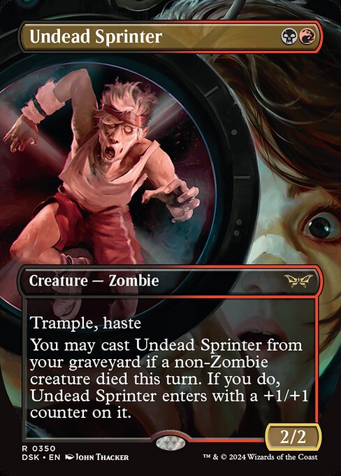 naokuroshop MTG [DSK][0350][多][R][EN][不死の疾走者/Undead Sprinter]（foil） NM