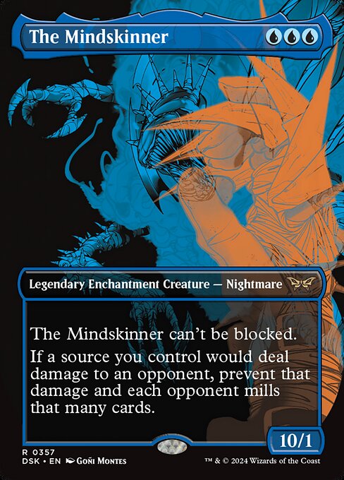 naokuroshop MTG [DSK][0357][青][R][EN][精神刮ぎ/The Mindskinner]（foil） NM