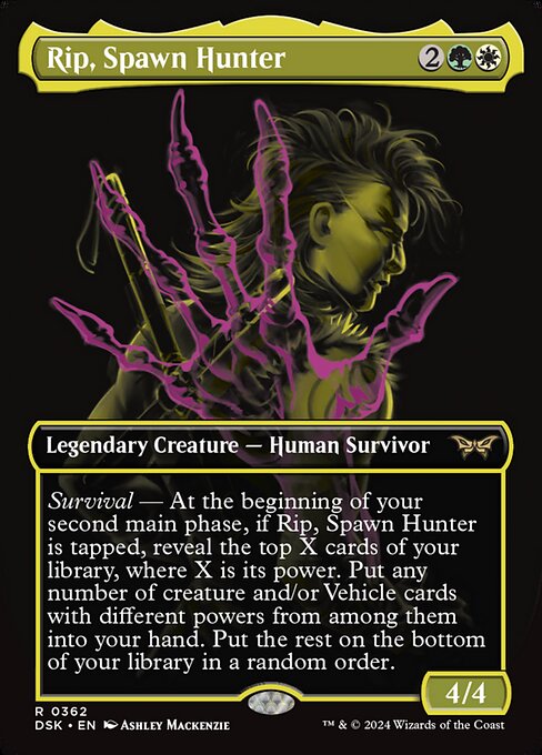 naokuroshop MTG [DSK][0362][多][R][EN][落とし子狩り、リップ/Rip, Spawn Hunter]（foil） NM