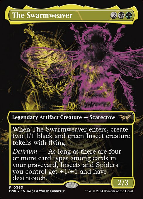 naokuroshop MTG [DSK][0363][多][R][EN][群れの巣人/The Swarmweaver] NM